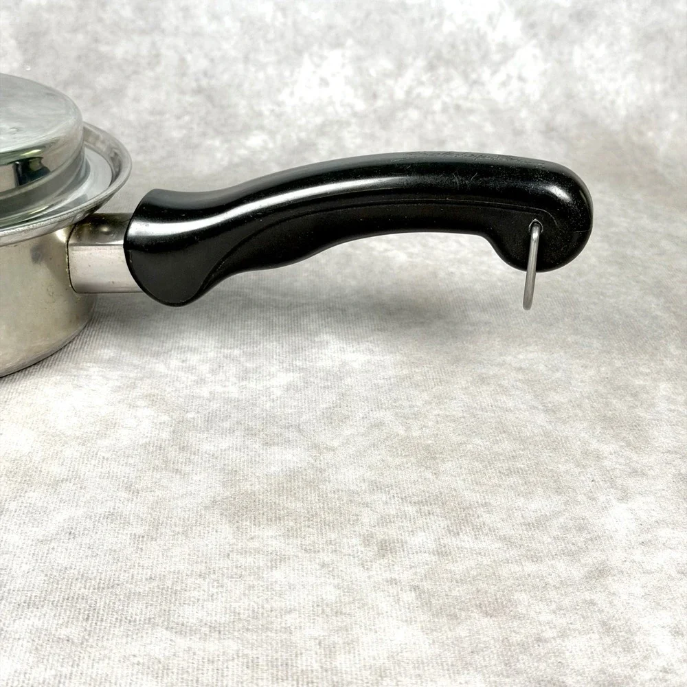 Saladmaster Versa Tec TP304-316 1 qt Sauce Pan w/Vapo-Lid & Long Handle System 7